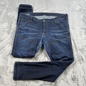 G Star Raw 5620 3D Super Slim Jeans Blue Denim Pants Size 40x32
